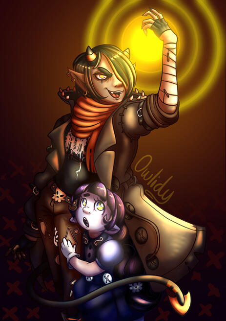 Marz Martinez and Isabelle Valentine Illustration